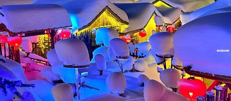 Zibo Bear Ridge Snow Town Happy World