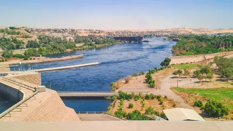 The High Dam attraction in Aswan