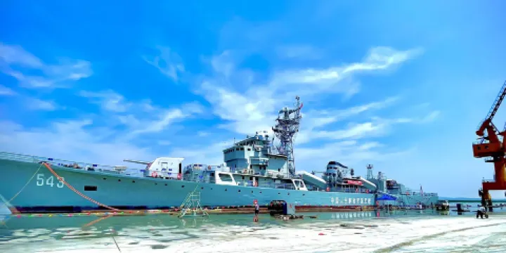丹東艦景區