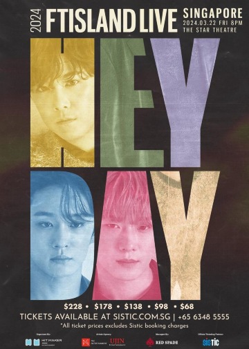 【新加坡】FTISLAND 2024《HEY DAY》演唱會 | 星爍藝術表演中心
