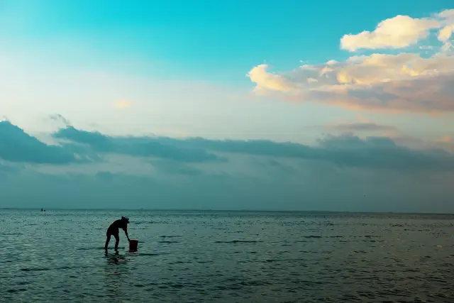 Beachcombing in Beihai