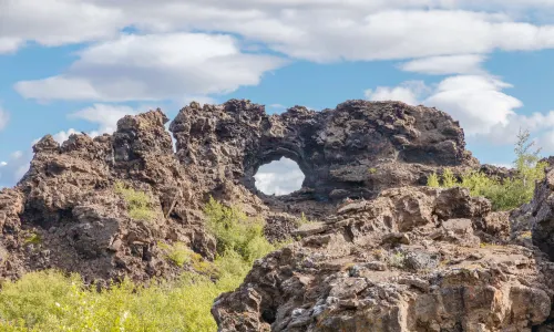 Lava field Dimmuborgir