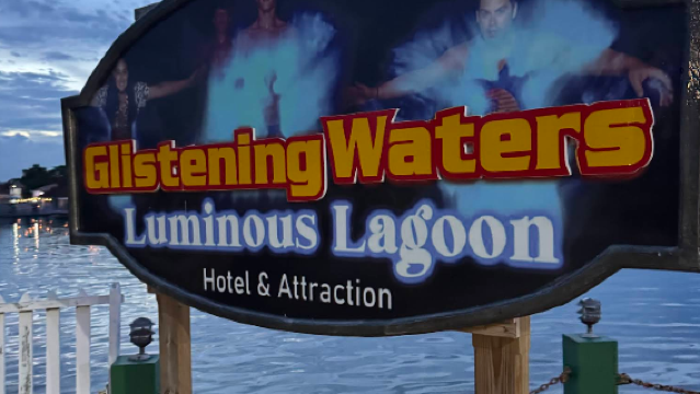 Luminous Lagoon Glistening Waters