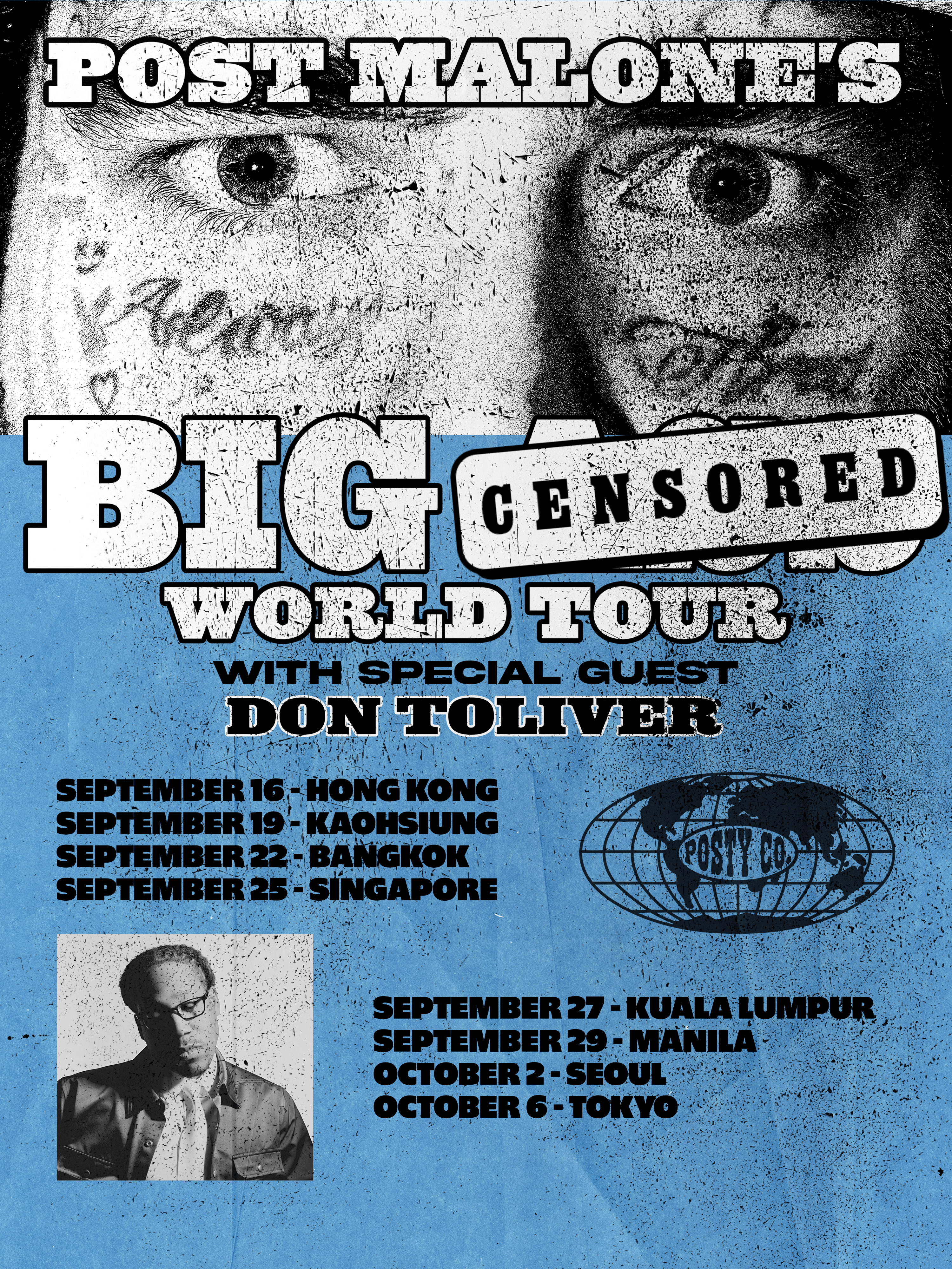 Hong Kong | Post Malone Presents The BIG Stadium World Tour | Kai Tak Stadium