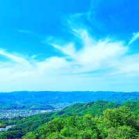 京都　街並みが一望できる大文字山