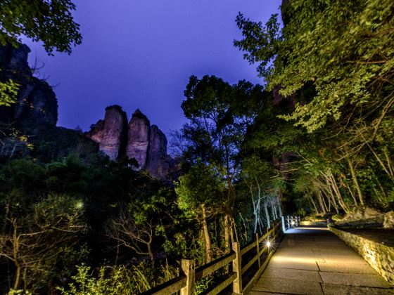 霊峰夜景