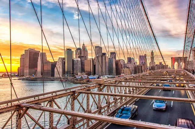 Lower Manhattan from the Brooklyn Bridge