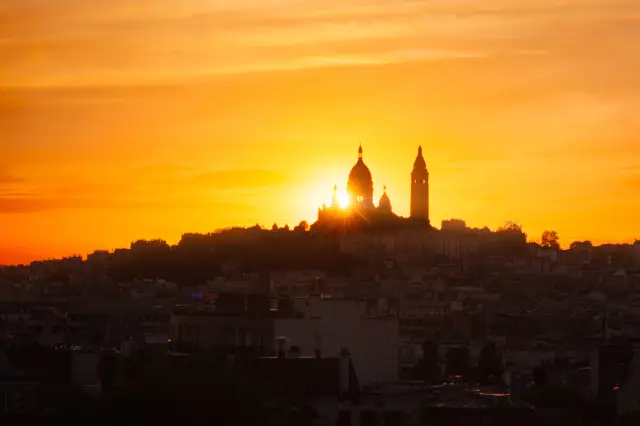 Sunsets in Paris
