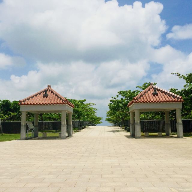 沖縄戦終焉の地"平和祈念公園"﻿