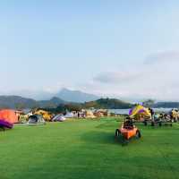 Camping by the sea