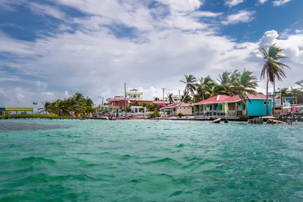 Flug nach Caye Caulker