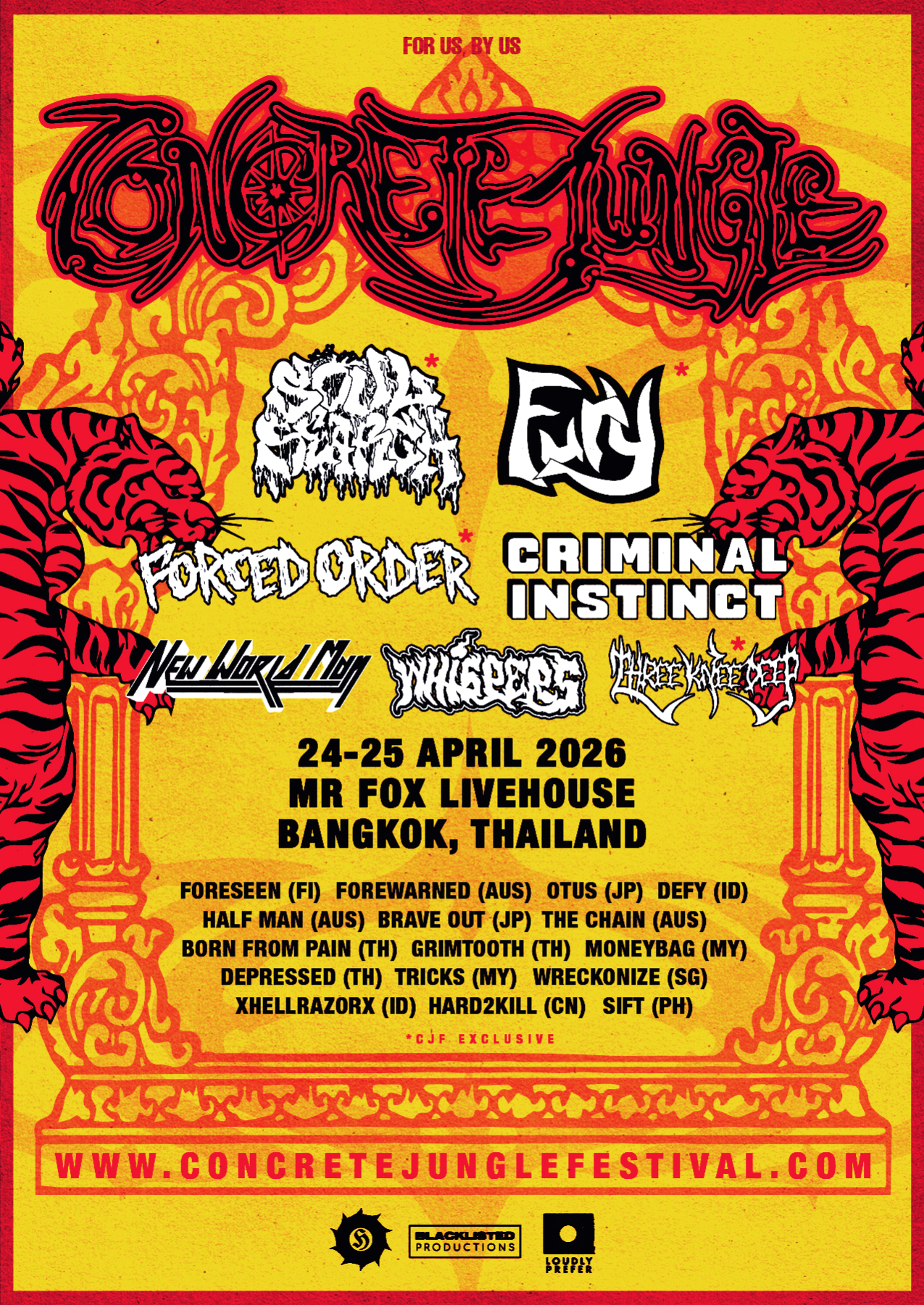 กรุงเทพฯ | Concrete Jungle Festival 2026 | Mr.FOX Live House