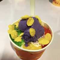 Dessert and brain freeze! 