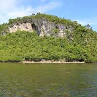 Uninhabited and mystical island