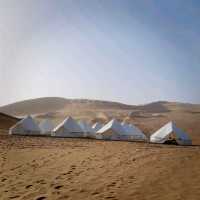 Glamping in the Gobi Desert