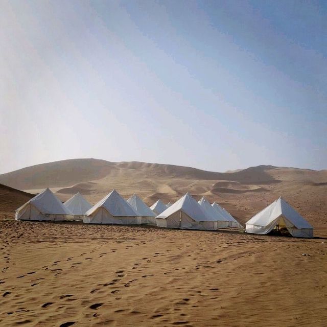 Glamping in the Gobi Desert