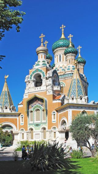 ジャンヌ・ダルク教会+シャガール美術館+ニース サン ニコラ ロシア正教会大聖堂