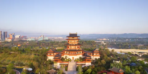 成都世界園藝博覽園竹筏遊河票(拼筏)所有旅客