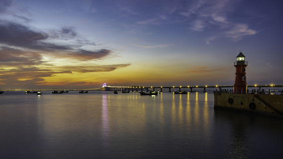 Sunset Sightseeing on Nan'ao Island