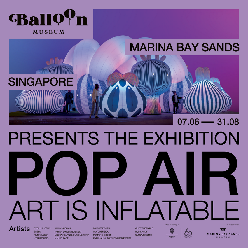 POP AIR Art is inflatable | Marina Bay Sands