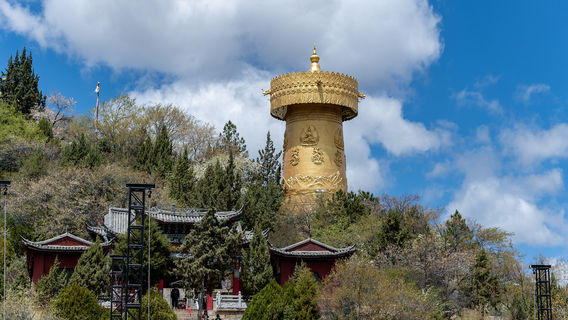 Dafo Temple Prayer Wheel