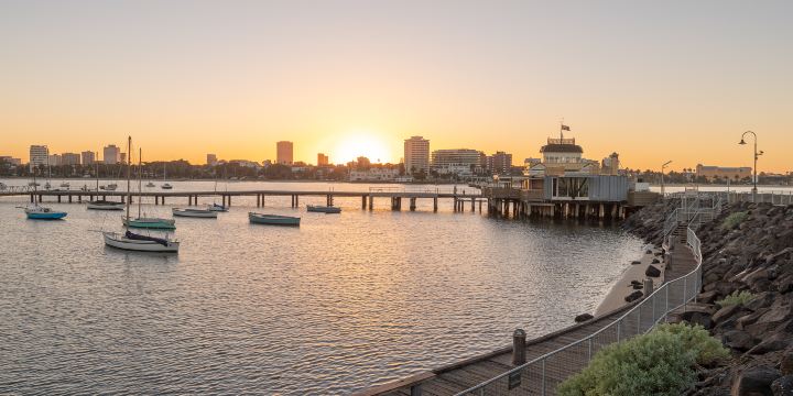 St Kilda beach