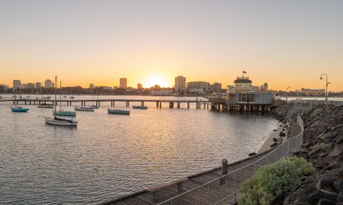 St Kilda beach