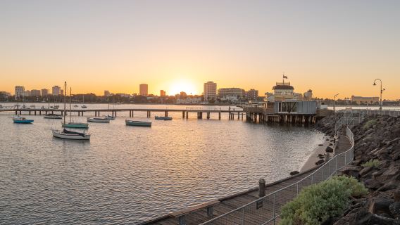 St Kilda beach
