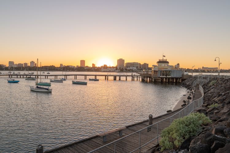 St Kilda beach
