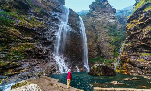 Three Cascades Waterfall
