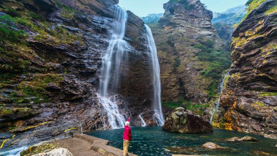 Three Cascades Waterfall
