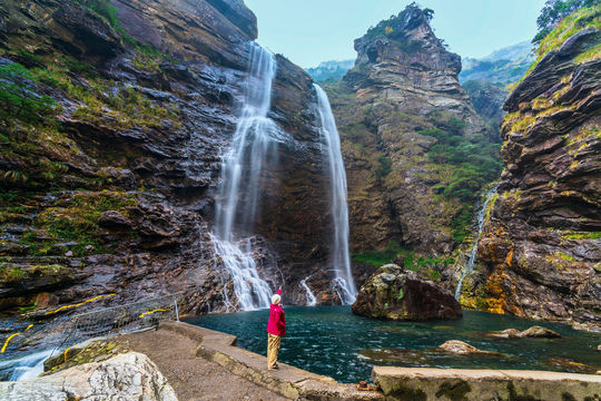 Three Cascades Waterfall
