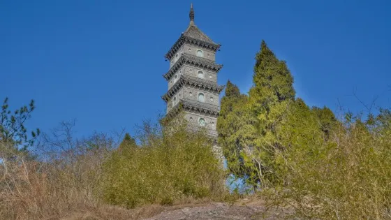天台山赤城風景區樑妃塔