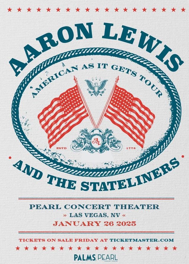 Aaron Lewis and The Stateliners: American As It Gets Tour in Las Vegas | Concert | Pearl Theater