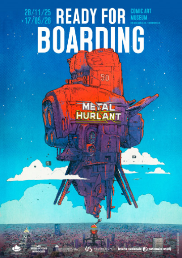 Métal Hurlant Ready for boarding | Comics Art Museum