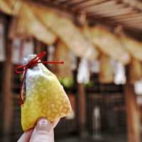 玉作湯神社のお守りでパワーチャージ！