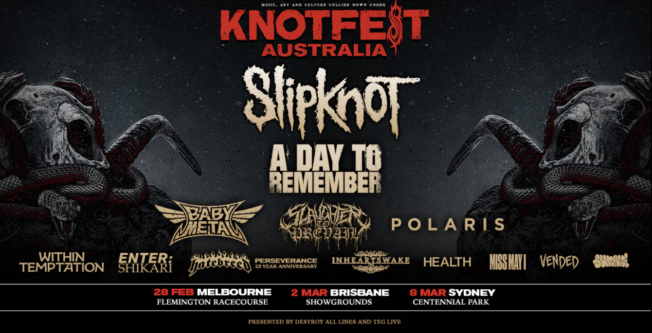 Knotfest Australia Melbourne | Melbourne Cup Carnival