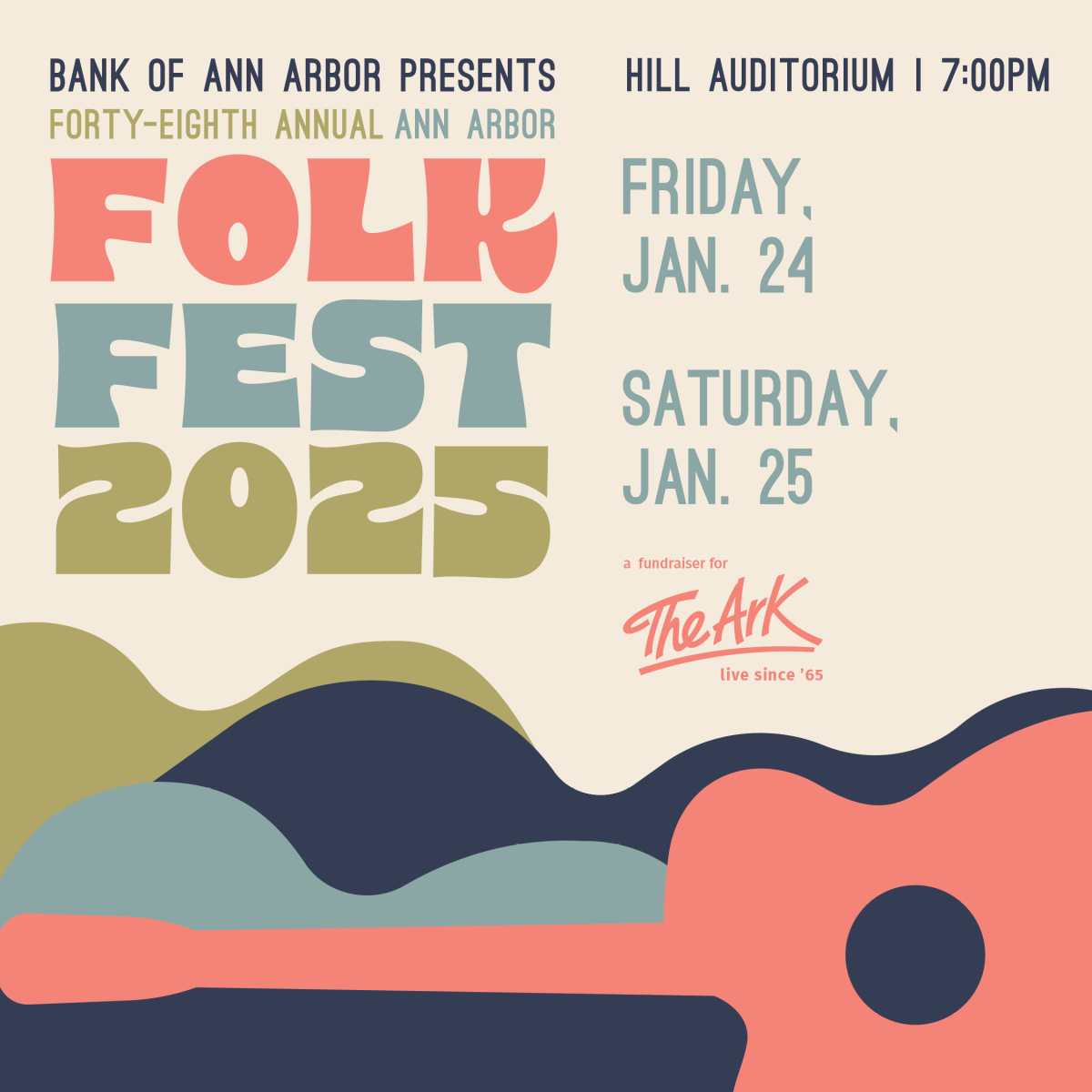 The 48th Ann Arbor Folk Festival 2025 The Ark Tickets, Dates