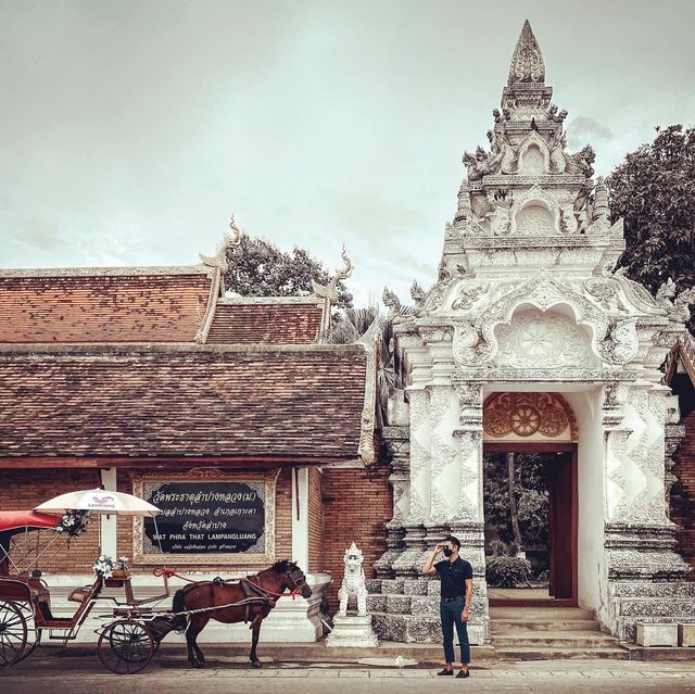 นั่งรถม้า ชมพระธาตุลำปางหลวงอายุ>700ปี