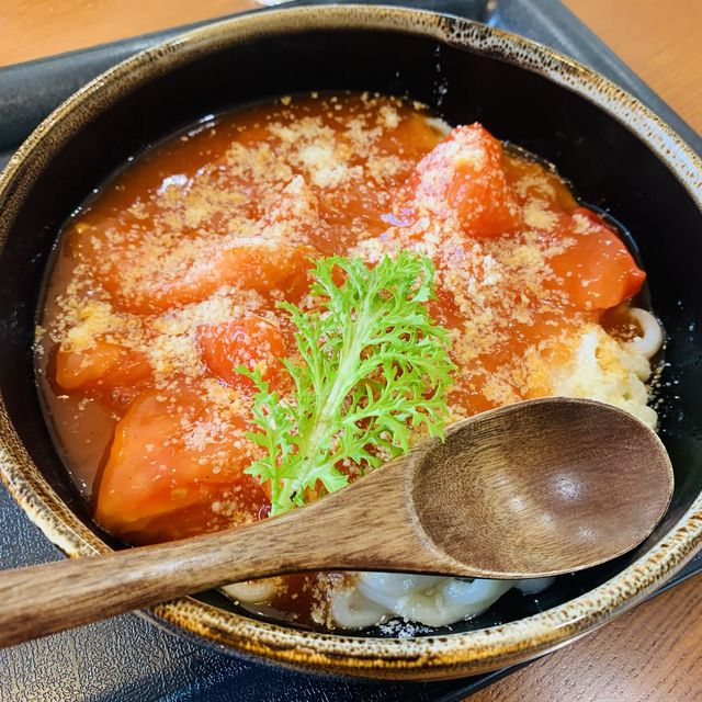 【福岡】田中の麺屋のトマトうどん