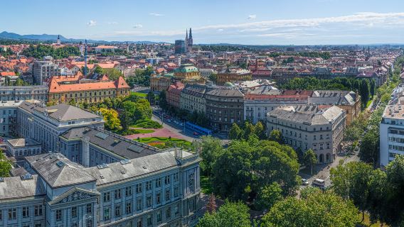 Upper Town + Zagreb Archaeological Museum + Zagreb Post-80s Museum + National Library