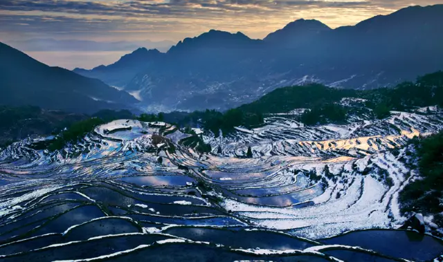 Terraced Fields Viewing in Lishui