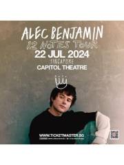 Alec Benjamin: 12 Notes Tour in Singapore｜Capitol Theatre