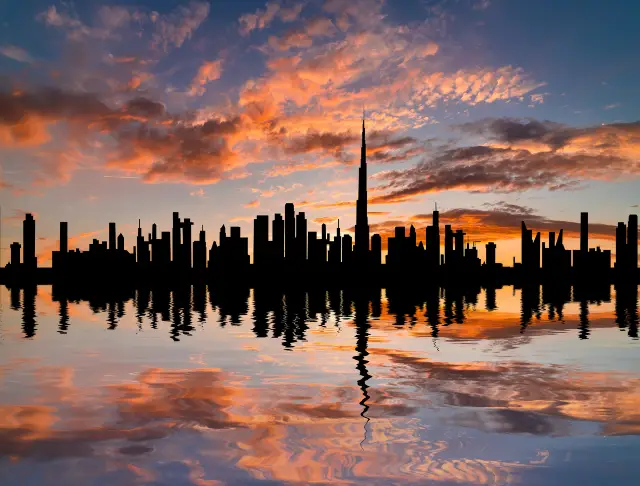 Sunsets in Dubai