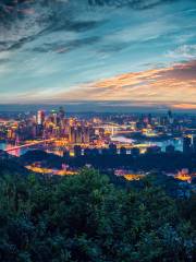 Night View of Mountain City