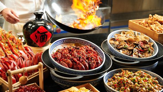 【2名様限定特典】マカオ・スタジオシティ・ホテル スターズ・キッチン ビュッフェ 即時チケット発券