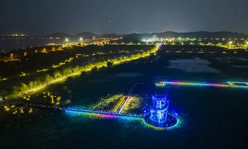 The Qishan Pingtian Lake Scenic Area