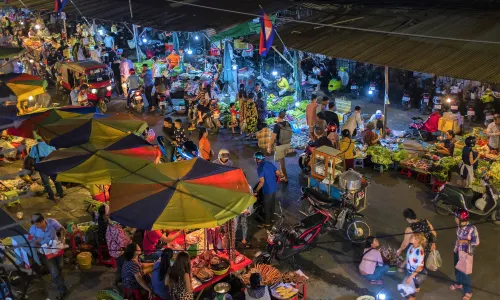 Nachtmarkt von Phnom Penh
