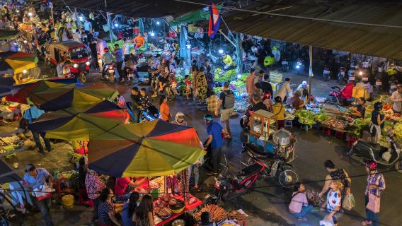 Nachtmarkt von Phnom Penh