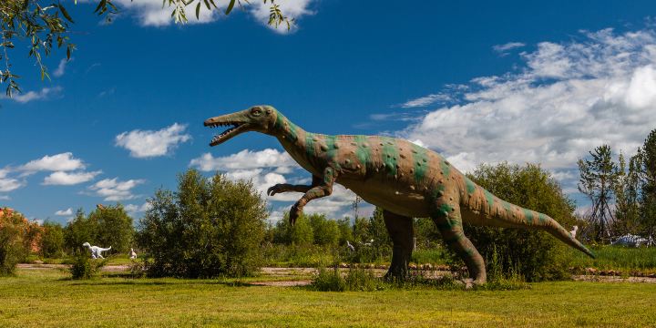 Dinosaur National Geology Park In Jiayin County